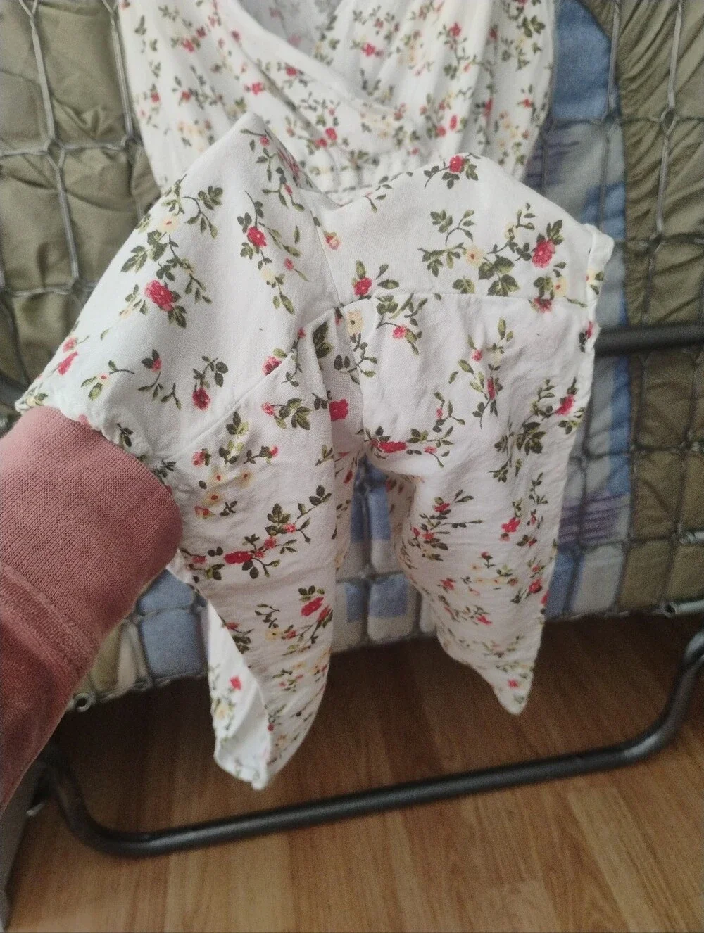 Vine And Valley Floral Romper. - Picture 7 of 9